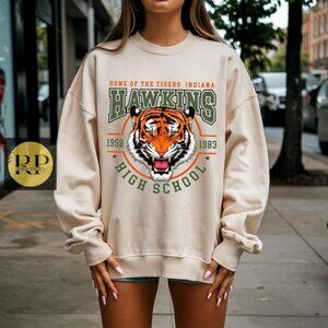 Hawkins High School Game Day Fan Apparel shirt sweatshirt 1958-1983 retro